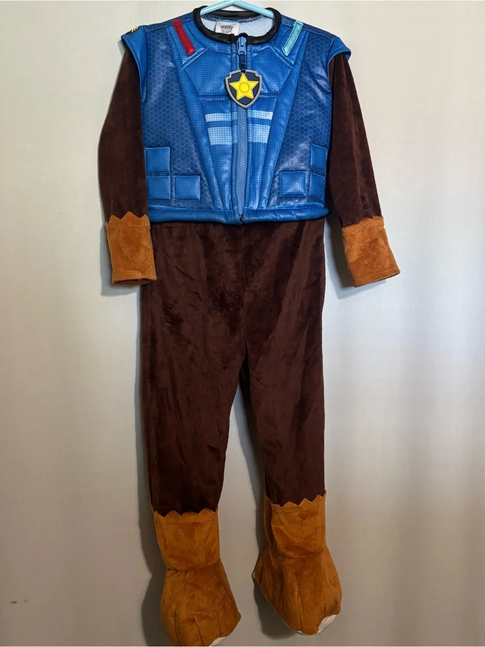 PAW Patrol, the movie, Chase-Inspired Kids 2T Costume - Blue and Brown